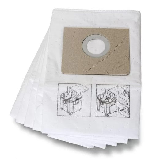 Fleece filter bag for Dustex 35, 5 pack (square version)