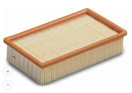 Flat-fold filter, Cellulose, M dust class