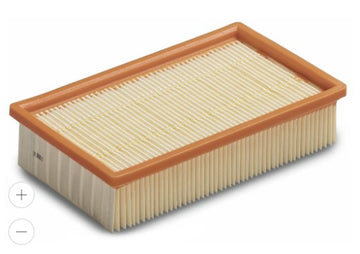 Flat-fold filter, Cellulose, M dust class